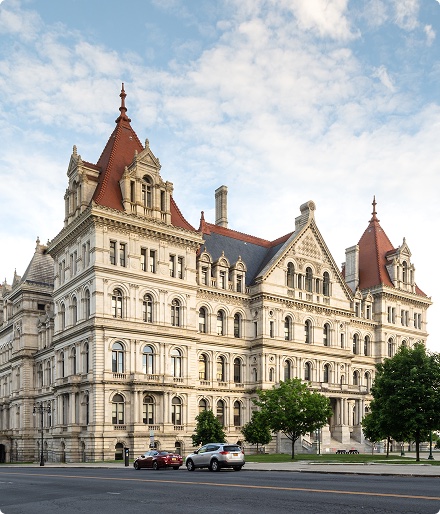 The New York State Capitol in Albany